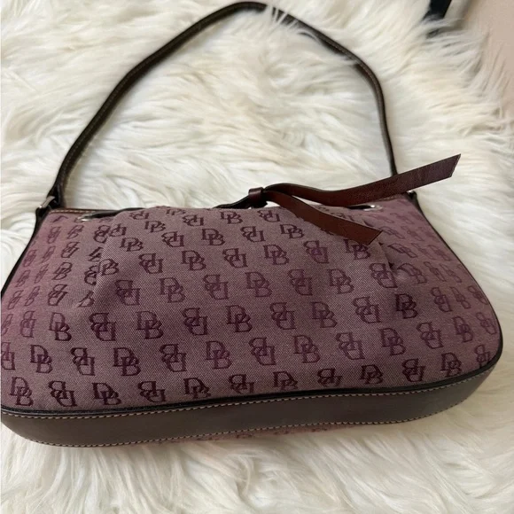 Dooney & Bourke Purple Shoulder Bag - Picture 3 of 10